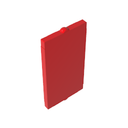 Vidrio para ventana 1 x 2 x 3 Frente plano-MyGobricksEs