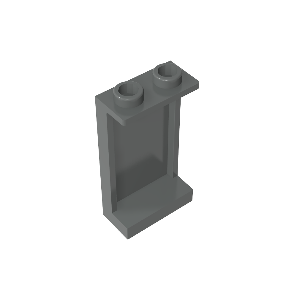 Panel 1 x 2 x 3 [Soportes laterales/Montantes huecos]-MyGobricksEs