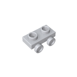 Placa modificada 1 x 2 con 2 puntos salientes-MyGobricksEs