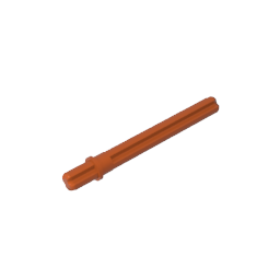 Eje Technic 5.5 con tope [Extremo corto plano]-MyGobricksEs