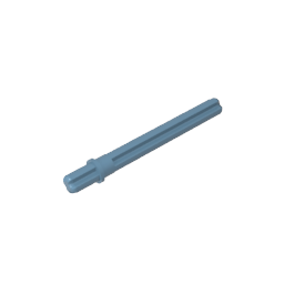 Eje Technic 5.5 con tope [Extremo corto plano]-MyGobricksEs