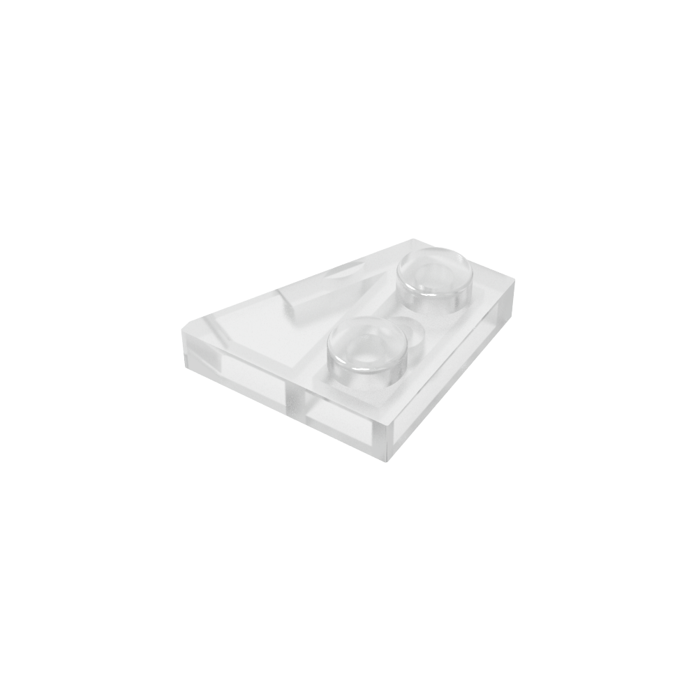 Placa de cuña 2 x 2 izquierda-MyGobricksEs