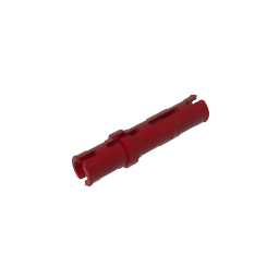 Pasador técnico largo con crestas de fricción longitudinales y 2 ranuras centrales-MyGobricksEs