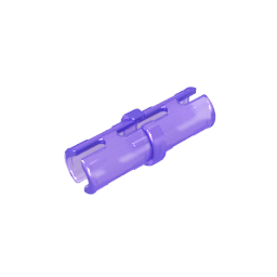Pasador técnico con crestas de fricción longitudinales y ranuras centrales-MyGobricksEs