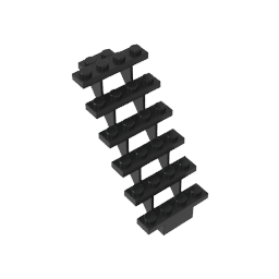 Escaleras 7 x 4 x 6 Rectas Abiertas-MyGobricksEs