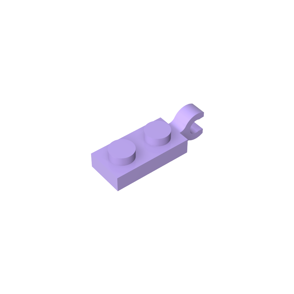 Placa Especial 1 x 2 con Clip Horizontal en el Extremo-MyGobricksEs