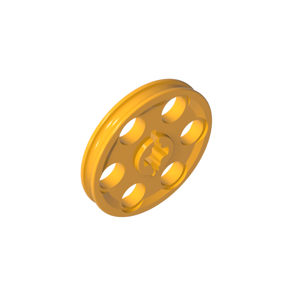 Rueda de correa de cuña Technic [también conocida como polea]-MyGobricksEs