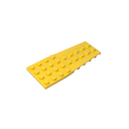 Placa de cuña de 4 x 9 con muescas para pernos-MyGobricksEs