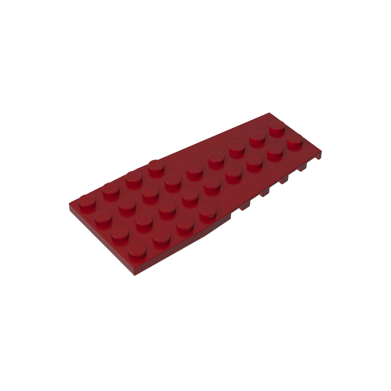 Placa de cuña de 4 x 9 con muescas para pernos-MyGobricksEs
