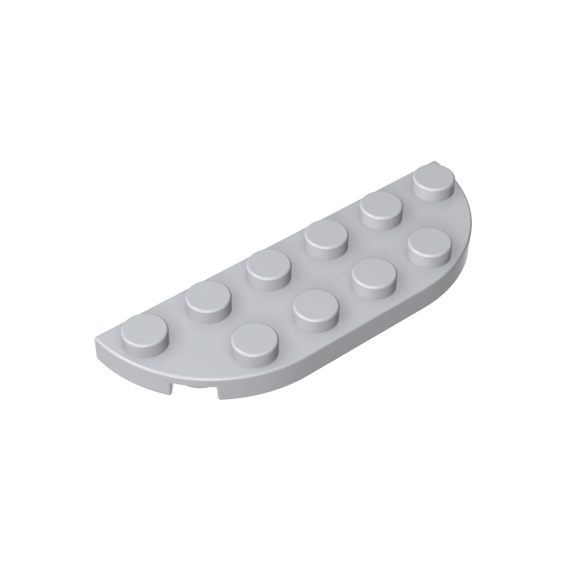Plato Esquina Redonda 2 x 6 Doble-MyGobricksEs