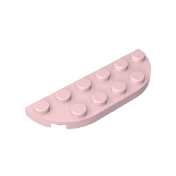 Plato Esquina Redonda 2 x 6 Doble-MyGobricksEs