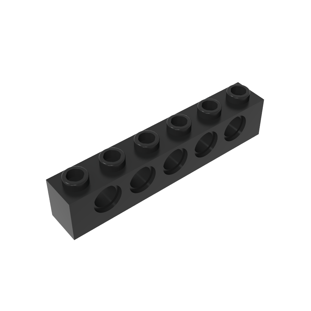 Ladrillo técnico 1 x 6 [5 agujeros]-MyGobricksEs