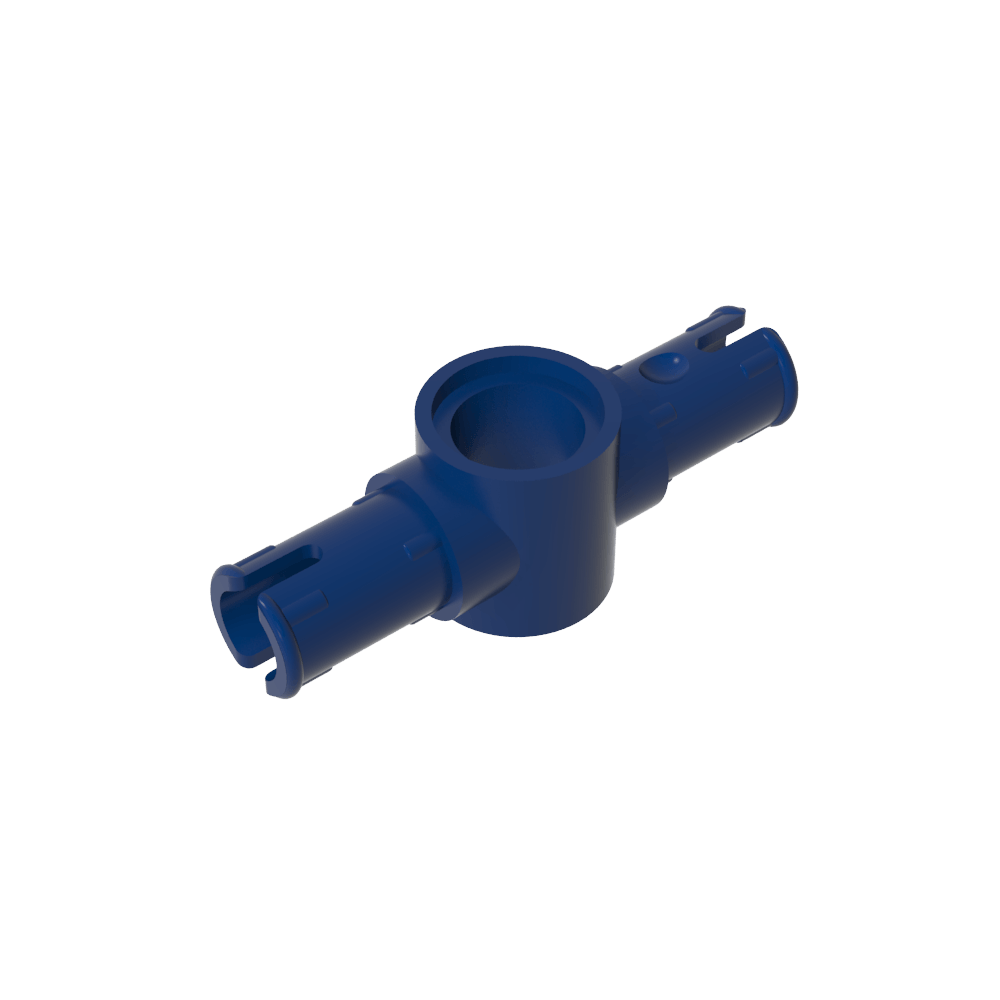 Conector Technic con dos pines y crestas de fricción longitudinales [orificios cuadrados grandes]-MyGobricksEs