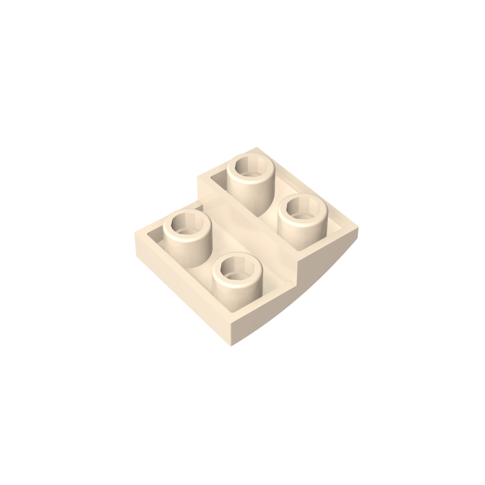 Pendiente Curva 2 x 2 Invertida-MyGobricksEs