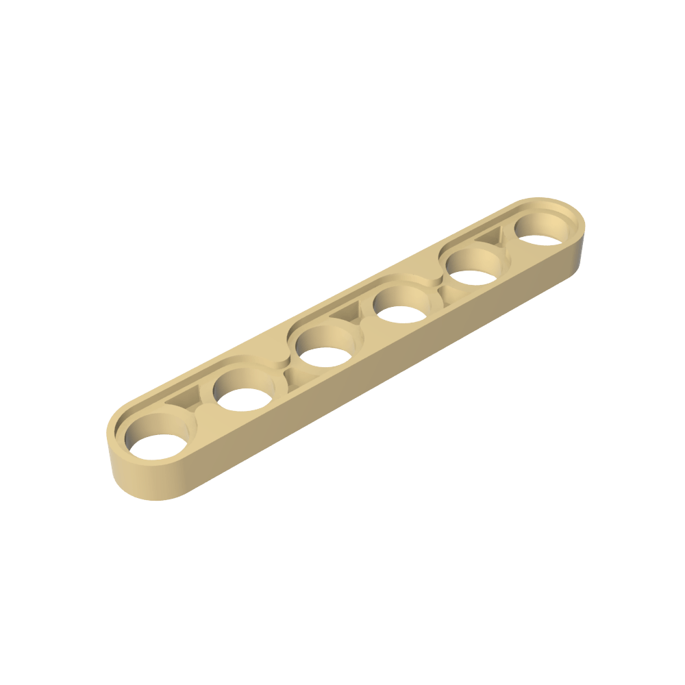 Viga técnica 1 x 6 delgada-MyGobricksEs