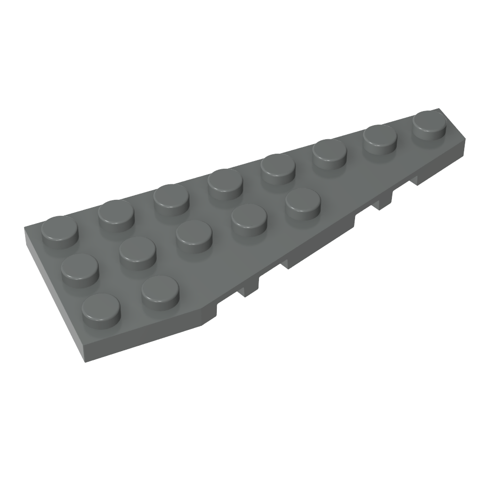 Placa de cuña 8 x 3 derecha-MyGobricksEs