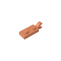 Placa Especial 1 x 2 con Clip Horizontal en el Extremo-MyGobricksEs