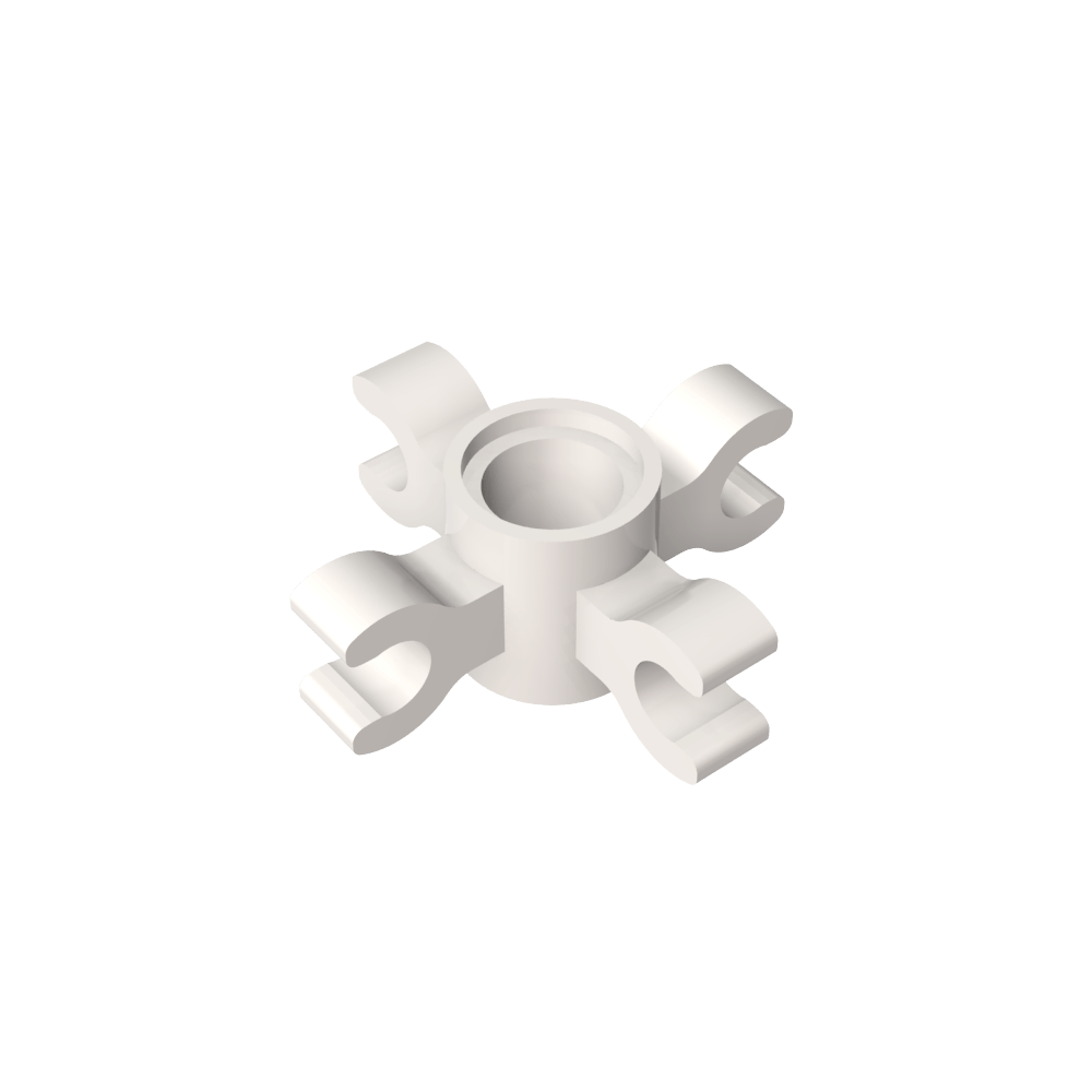 Conector Technic Pin Redondo con 4 Clips-MyGobricksEs