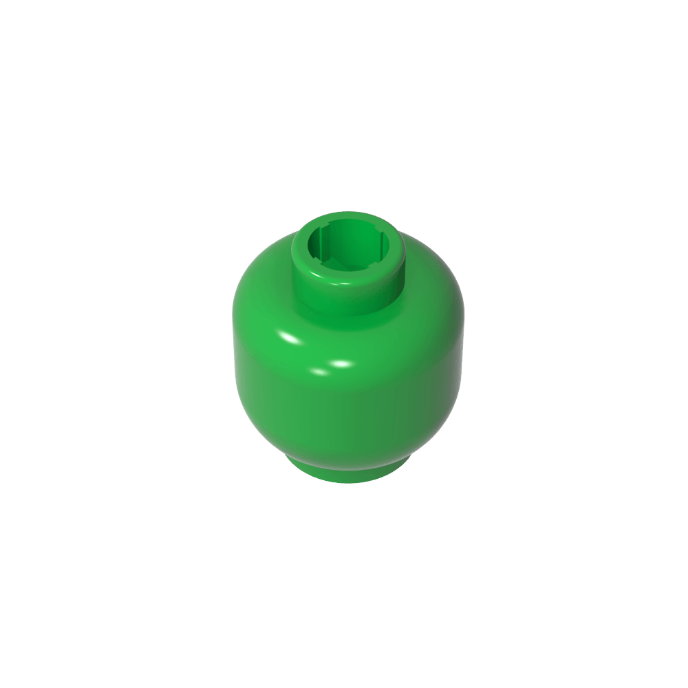 Figura de cabeza lisa [bloqueada y abierta]-MyGobricksEs