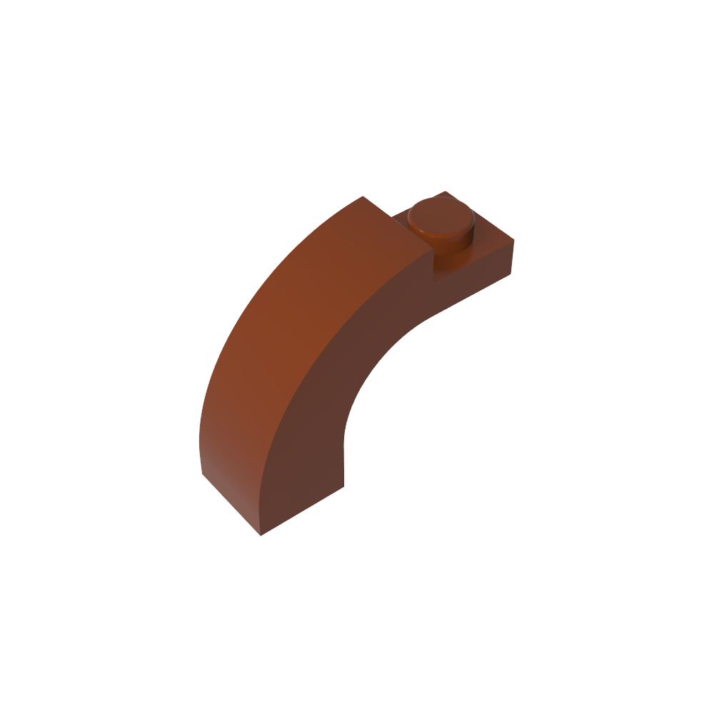 Arco de ladrillo 1 x 3 x 2 con parte superior curva-MyGobricksEs