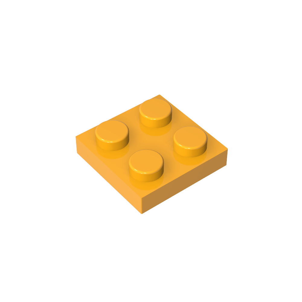 Placa 2 x 2-MyGobricksEs