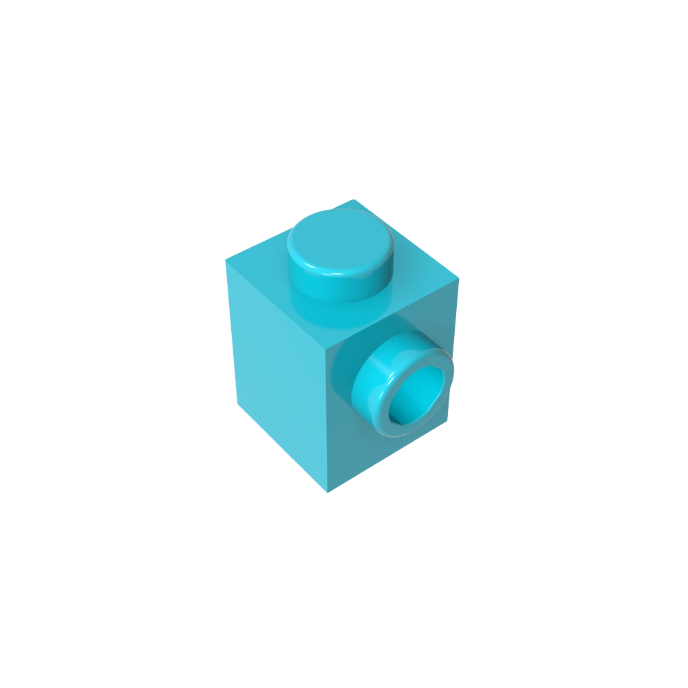 Ladrillo especial 1 x 1 con perno en 1 lado-MyGobricksEs