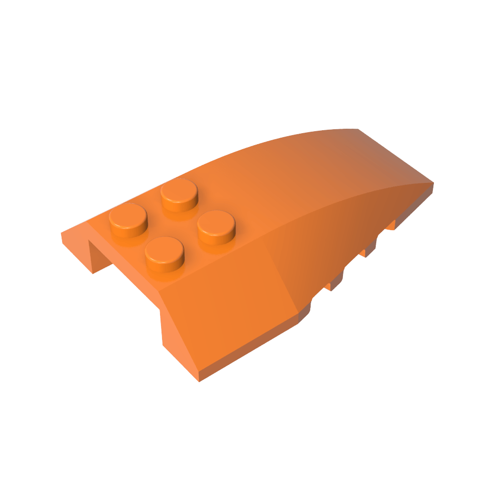 Cuña curva 6 x 4 triple-MyGobricksEs