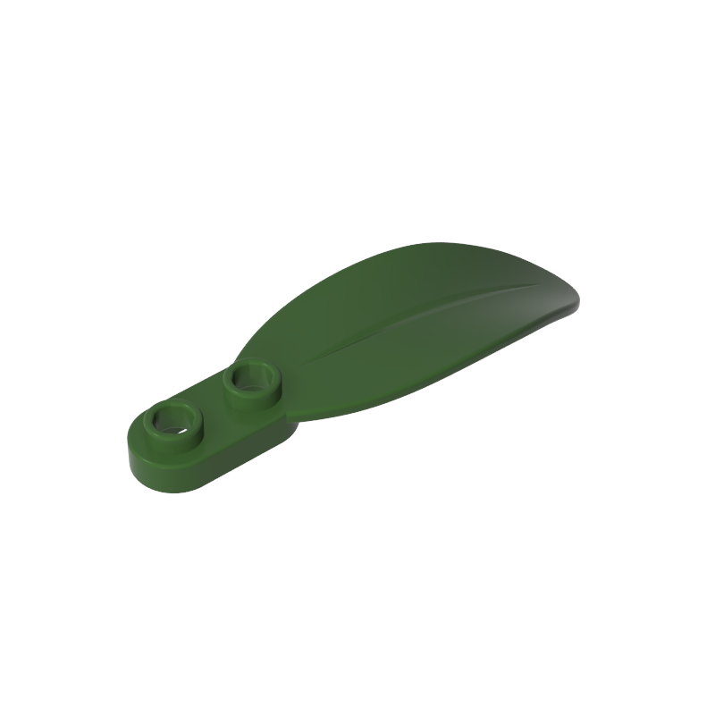 1x2 Hojas De Plantas Redondas