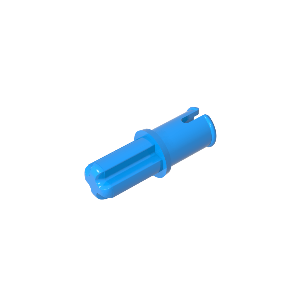 Pasador de eje Technic sin crestas de fricción longitudinales-MyGobricksEs