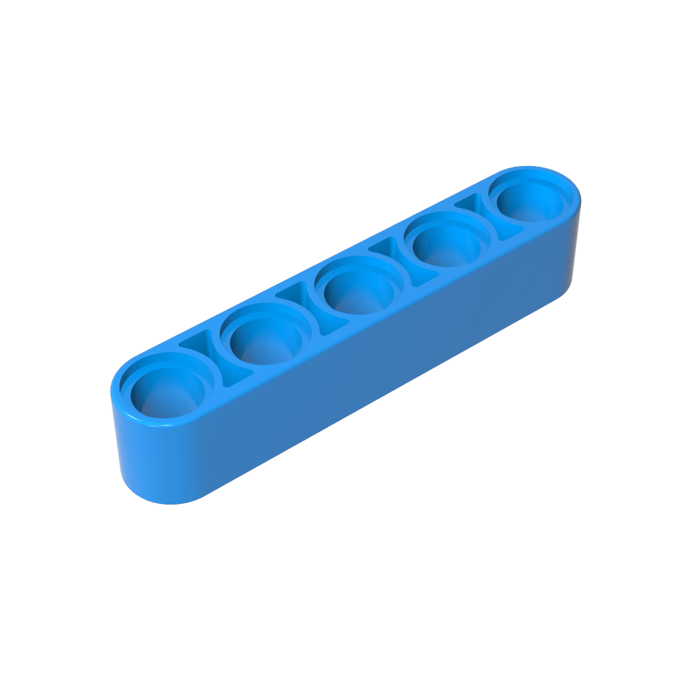 Viga técnica de 1 x 5 de espesor-MyGobricksEs