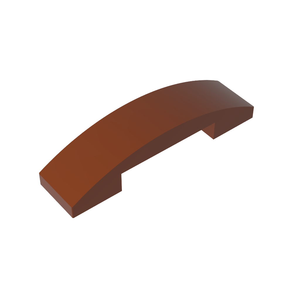 Pendiente curva 4 x 1 doble sin montantes-MyGobricksEs