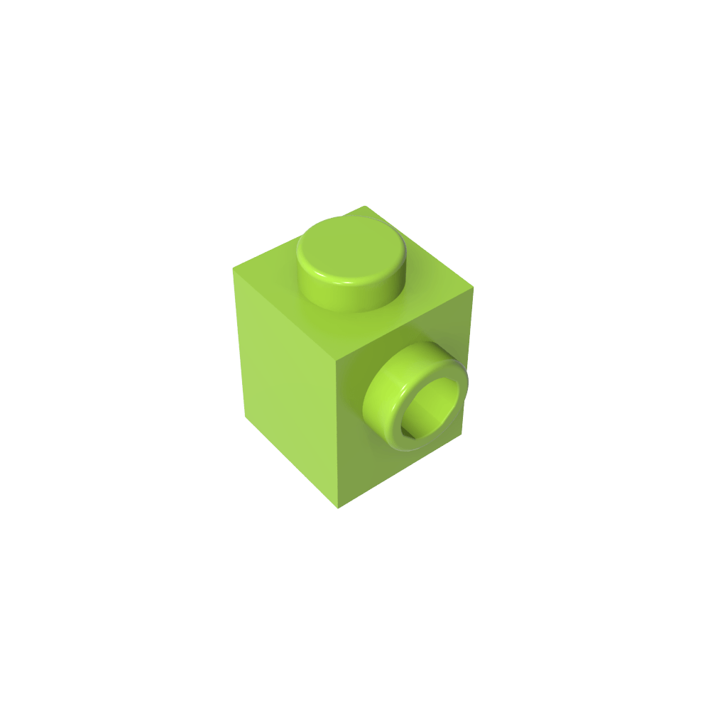 Ladrillo especial 1 x 1 con perno en 1 lado-MyGobricksEs