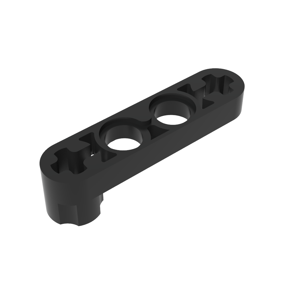 Viga técnica 1 x 4 delgada con conector de perno-MyGobricksEs