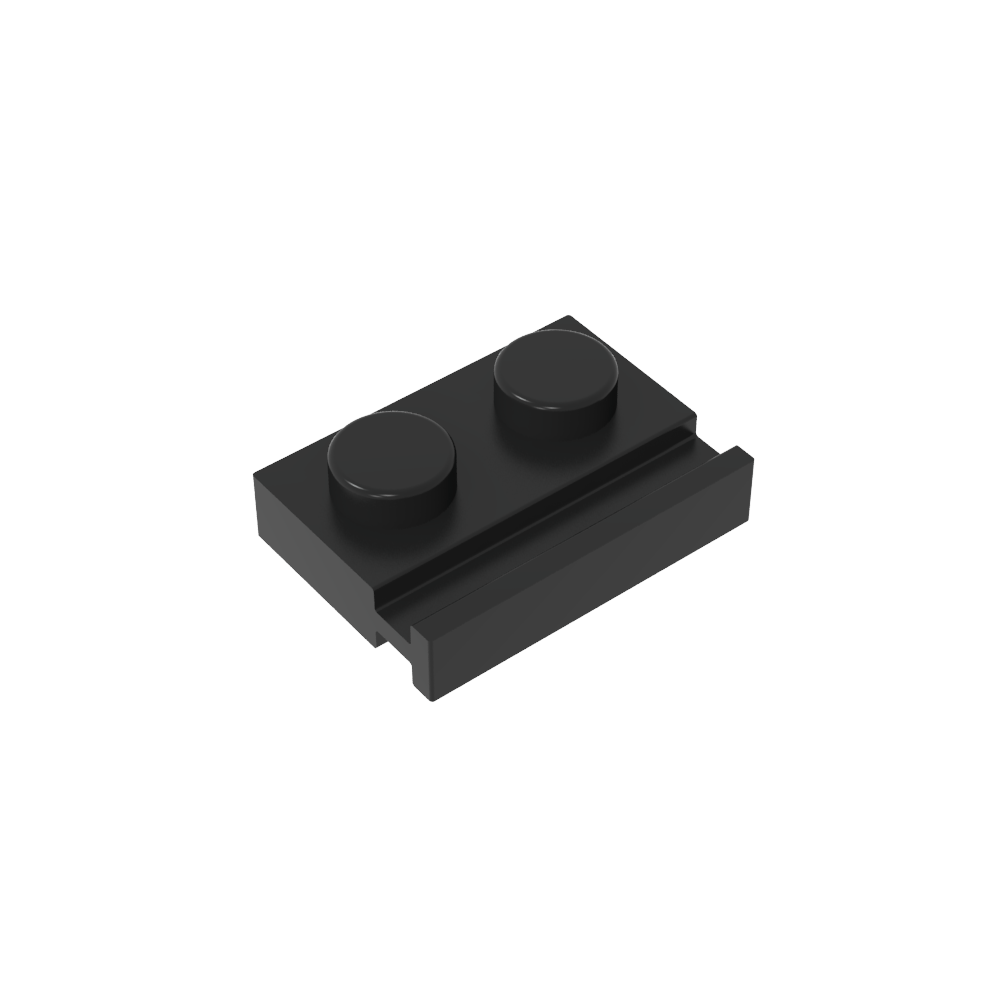 Placa Especial 1 x 2 con Riel para Puerta-MyGobricksEs