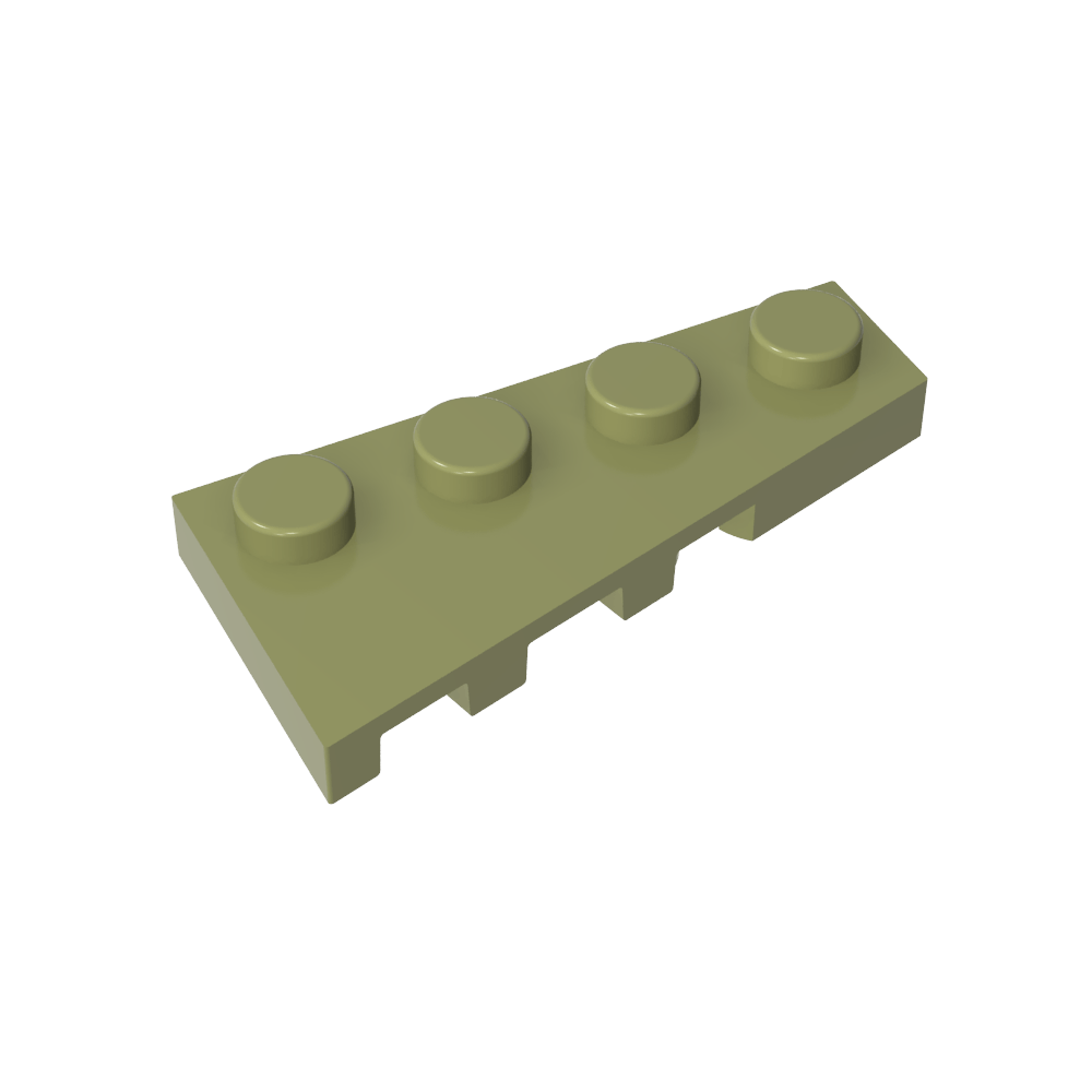 Placa de cuña 4 x 2 derecha-MyGobricksEs