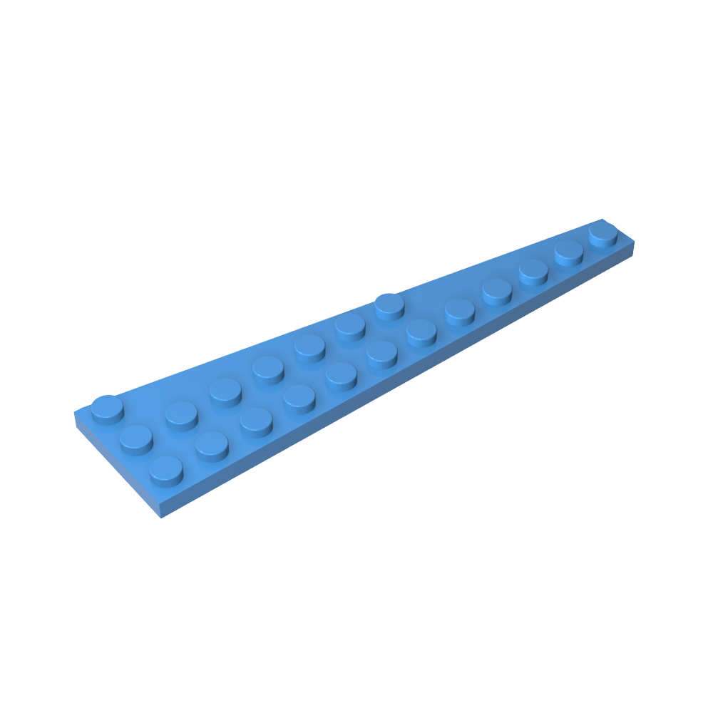Placa de cuña 12 x 3 derecha-MyGobricksEs