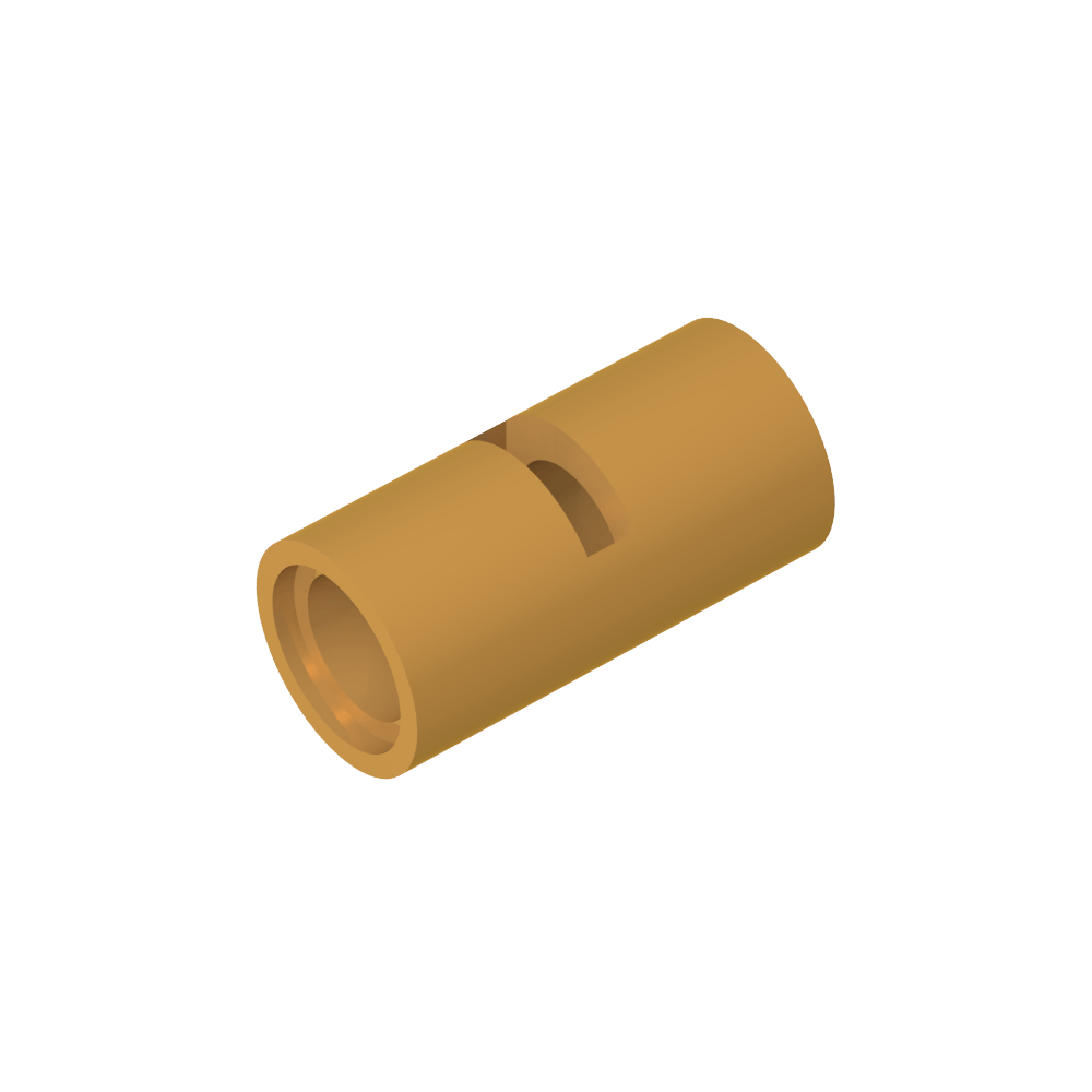 Conector de clavija Technic redondo [ranurado]-MyGobricksEs