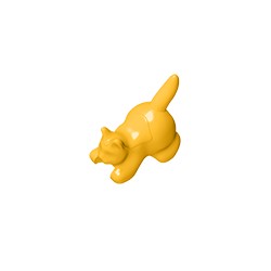 Animal, gato, gatito agazapado [simple]-MyGobricksEs