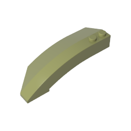 Cuña curva 8 x 3 x 2 abierta derecha-MyGobricksEs