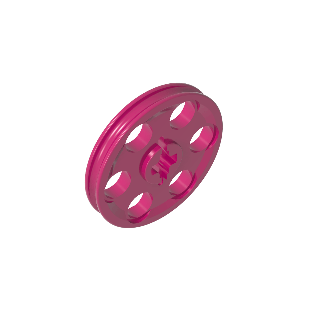 Rueda de correa de cuña Technic [también conocida como polea]-MyGobricksEs