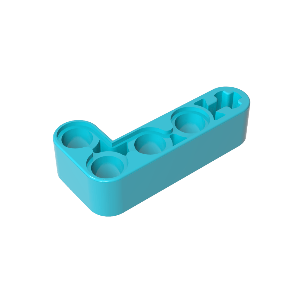 Viga técnica 2 x 4 en forma de L gruesa-MyGobricksEs