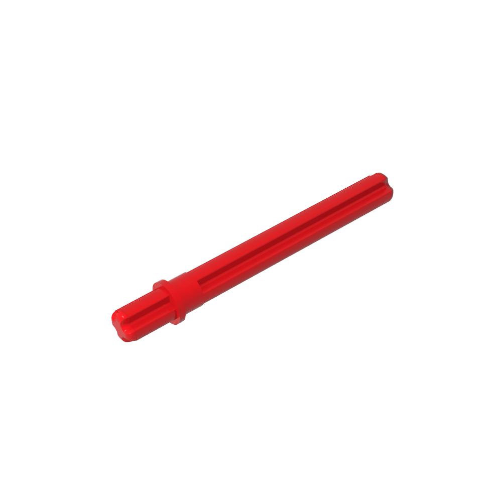 Eje Technic 5.5 con tope [Extremo corto plano]-MyGobricksEs