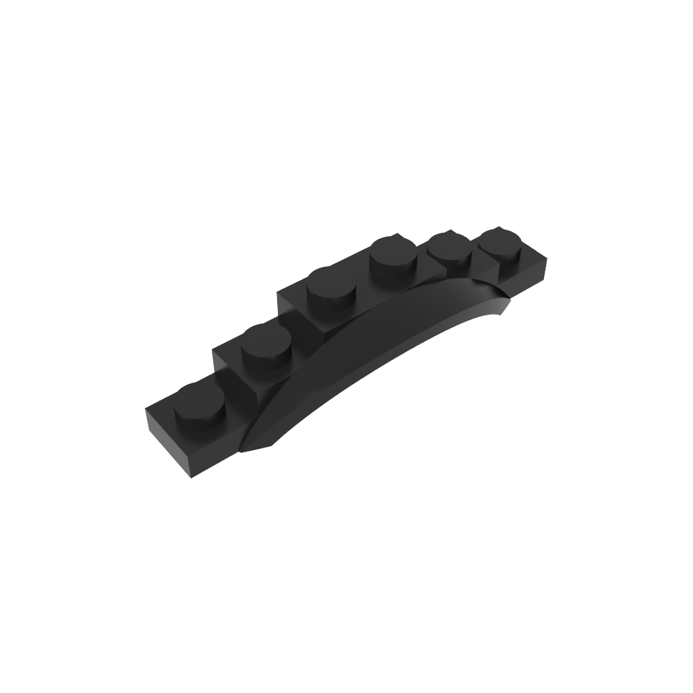 Paso de rueda, guardabarros, 1 1/2 x 6 x 1 [Arco extendido]-MyGobricksEs