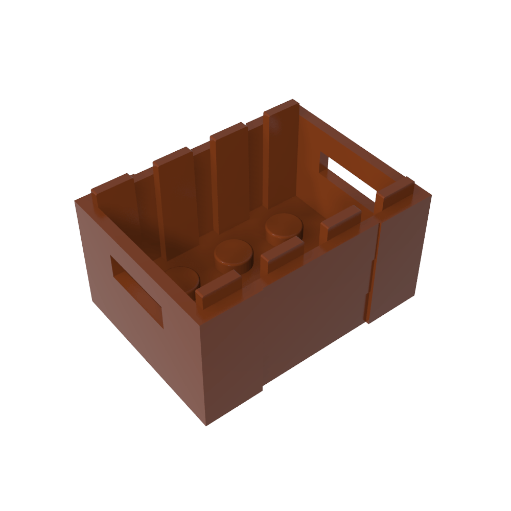 Caja / cajón con asideros-MyGobricksEs