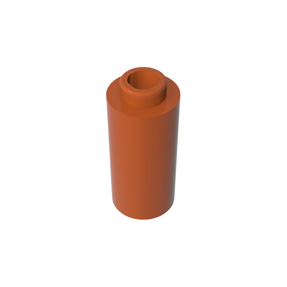Ladrillo redondo 1 x 1 x 1 2/3-MyGobricksEs