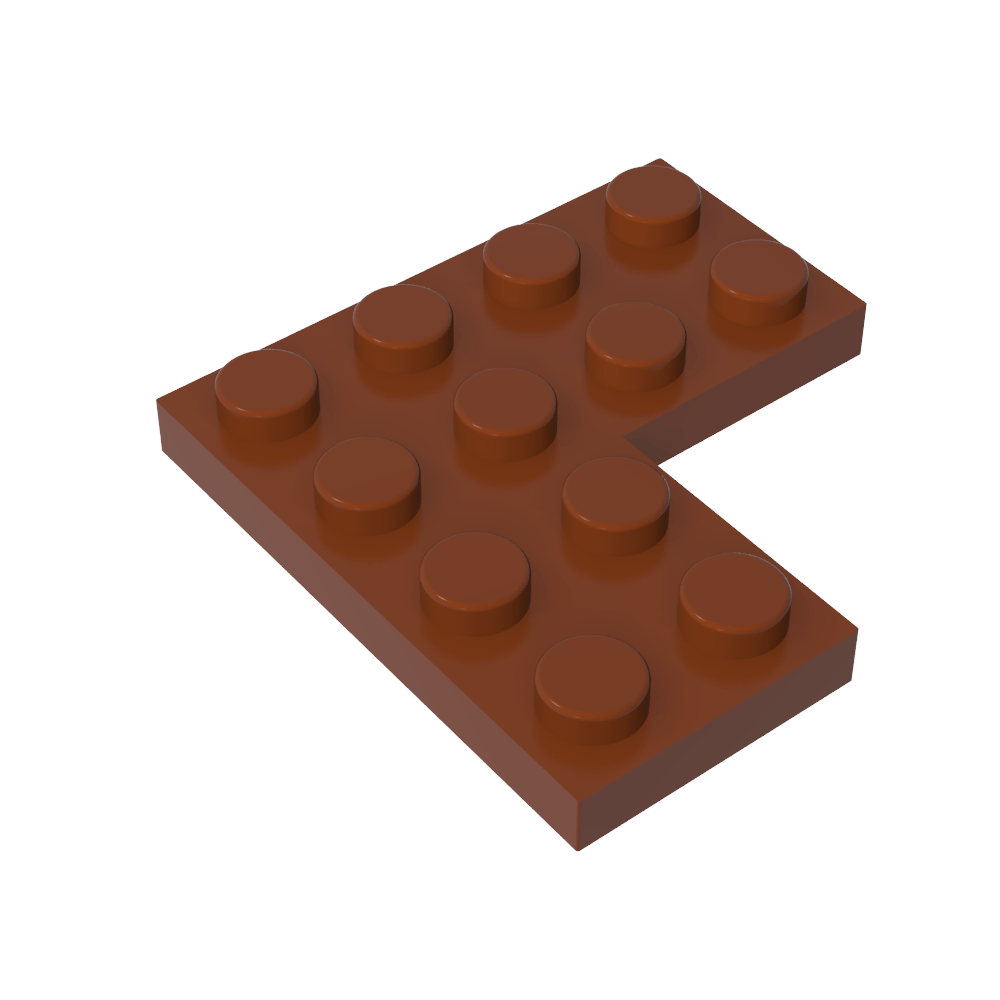 Placa 4 x 4 Esquina-MyGobricksEs