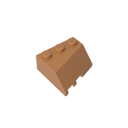 Cuña 3 x 3 inclinada a la derecha-MyGobricksEs