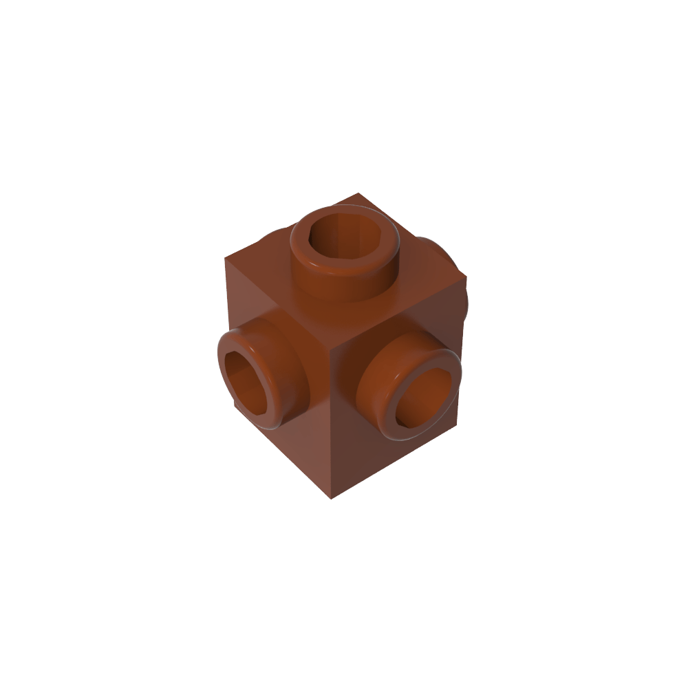 Ladrillo especial 1 x 1 pernos en los 4 lados-MyGobricksEs