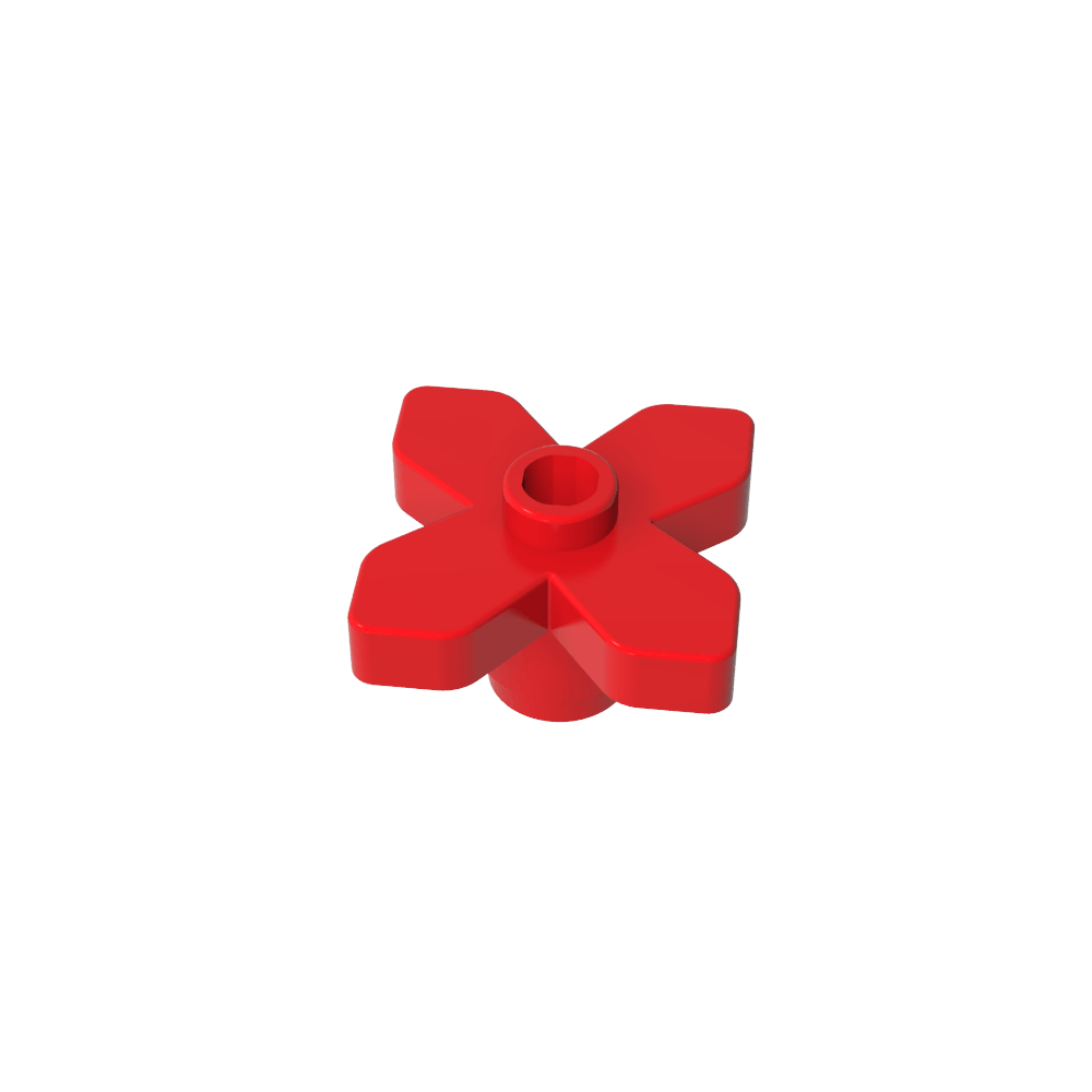 Planta, Flor 2 x 2 Hojas - Angular-MyGobricksEs