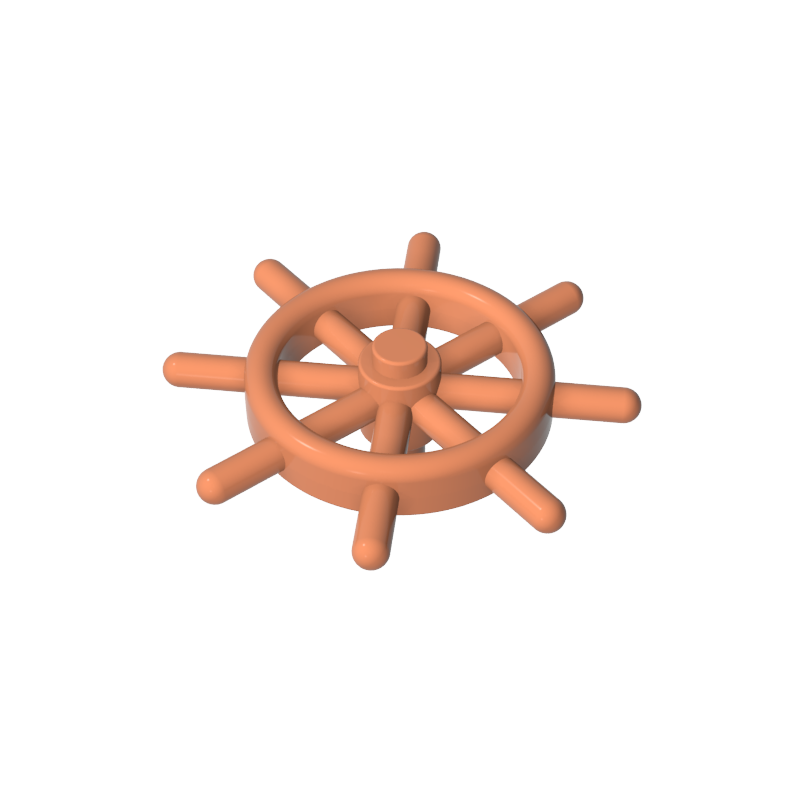 Barco, timón de barco-MyGobricksEs